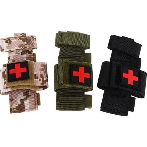 Outdoor First Aid Quick Flashlight Scissors Hanging Bag Buckle Medical MilitaryTactical Emergency Tourniquet Strap