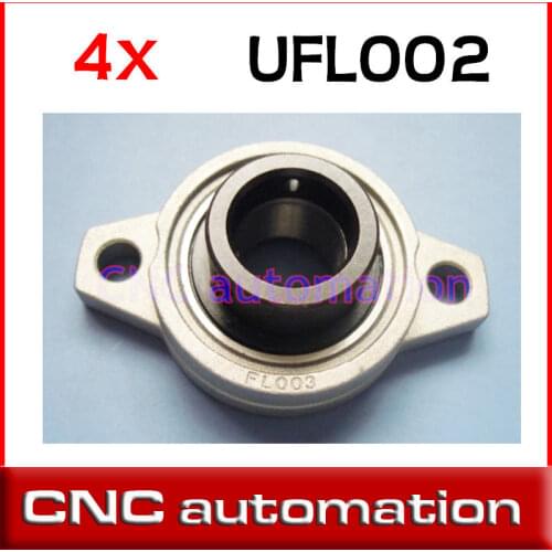 15 mm caliber zinc alloy rhombus bearing housing UFL002 Spherical bearing (With eccentric sleeve)