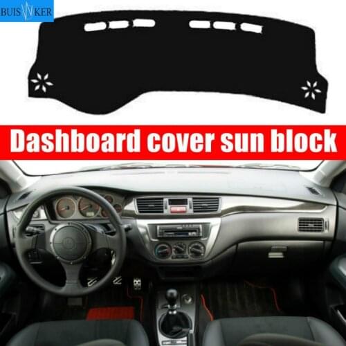 For Mitsubishi lancer 9 GLX Interior Accessories Auto Car Dashboard Cover Dash Mat Board Pad Carpet Dashmat Anti-UV Mats