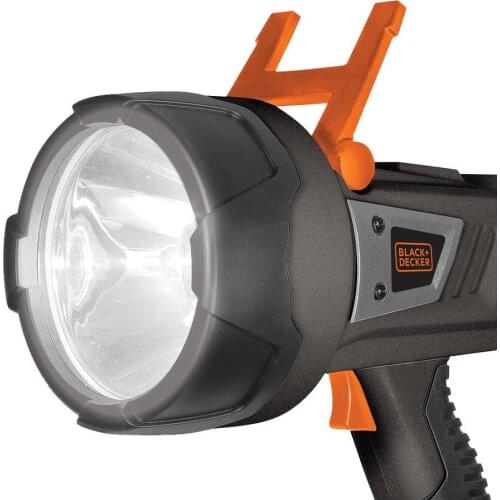 Black Decker LIONLEDBE 600 Lumens Li-Ion Rechargeable LED Flashlight/Projector