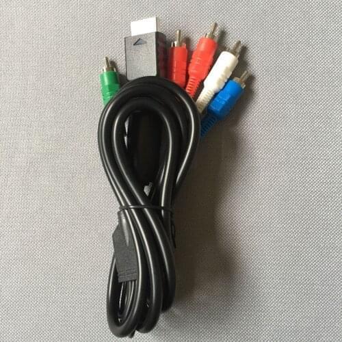 10 PCS 1.8M/6FT Component 5RCA AV AUDIO VIDEO HD TV Cable Cord For Sony Playstation 2 3 PS3 PS2 Controller Console