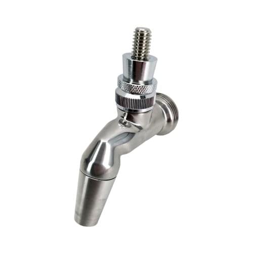 NUKATAP (Updated by intertap) SS TAP ONLY (STAINLESS STEEL) beer tap (free plastic handle included)
