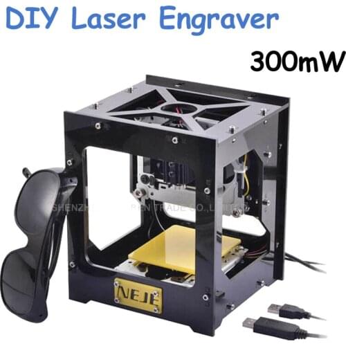 CNC Laser Engraving Machine DIY Engraver Desktop Wood Router/Cutter/Printer Machine Mini Carver DIY Laser Logo Mark Printer