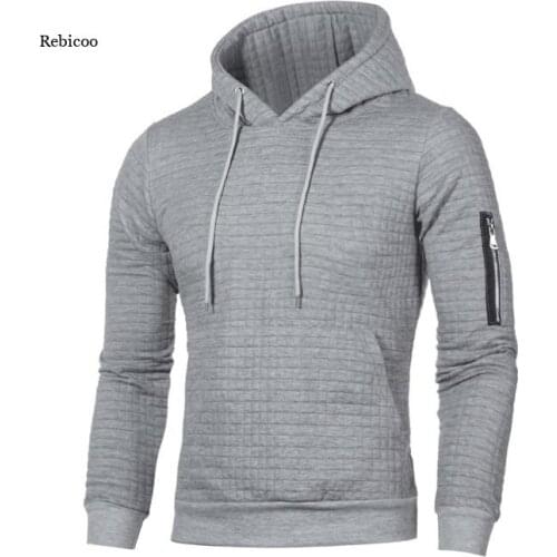 Mens Hoodies Spring Autumn Sportswear Long Sleeve Casual Hooded Coat Mens Clothing Male Sweatshirt Plus Size