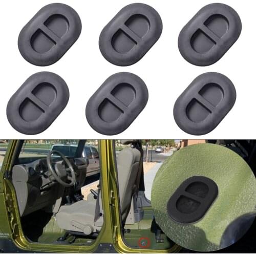 For Jeep Wrangler JK JL 2018 Floor Pan Plug Rear Floor Pan Body Plug Small Rubber Plug 2014-2018 Car Interior Accessories