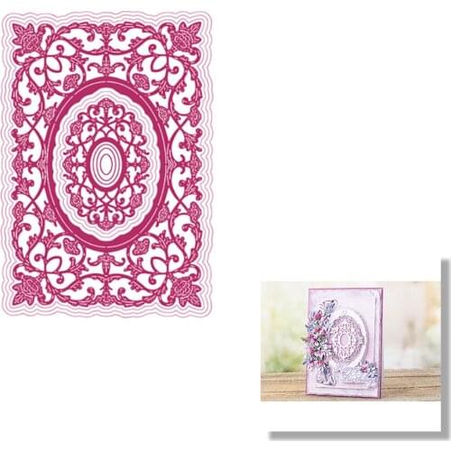 2021 NEW Anniversary FrameMetal Cutting Dies Scrapbook Diary Decoration Stencil Embossing Template DIY Greeting Card Handmade