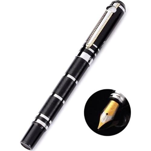 Luxury Metal Ballpoint Fountain Pen Business Student Writing Tool Calligraphy Office School Supplies