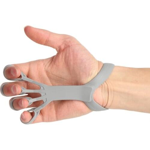 Hand Grip Strengthener 3 Kinds Of Strength Silicone Finger Exercise Wrist Stretcher Trainer Rehabilitation Workout Pain Relief