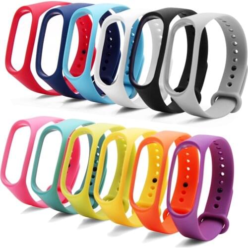 Silicone Watchband For Xiaomi MI Band 4 3 Smart Bracelet Watch Band New Watch Strap Smart Accessories Wristband