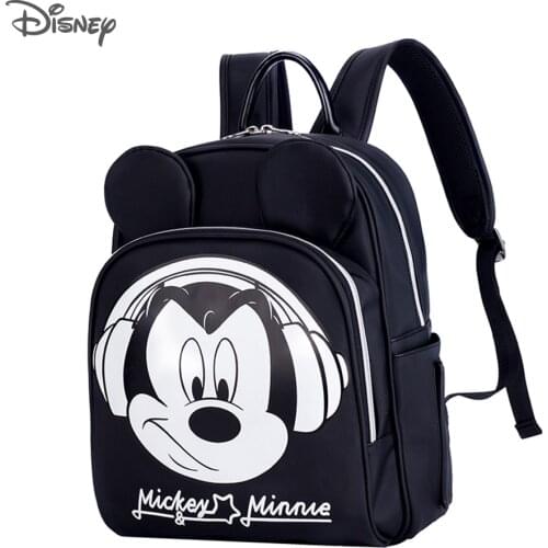 Disney Cartoon Minnie Mickey Diaper Bag Backpack for Mummy Maternity Bag for Stroller Large Capacity Baby Nappy Bag Organizer