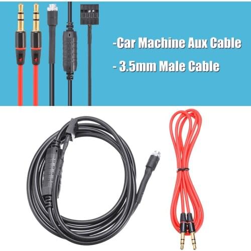 3.5mm AUX Input Mode Cable Female Mountable Socket Fit For BMW E46 98-06 Aux-in Audio Adapter Cables
