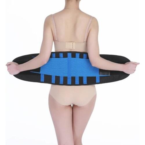 4 Colors Durable Waist Support Brace Belt Lumbar Lower Waist Double Adjustable Back Belt For Pain Relief Gym Sports Accessories