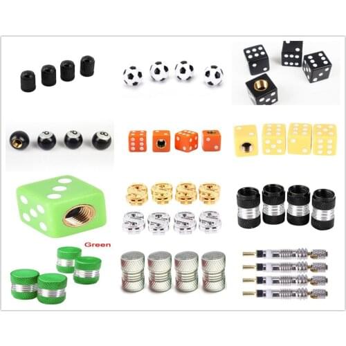 4pcs Bicycle Valve Cap Bike Tire Air Valve CapsTyres Wheel Dust Stems Ventil For Auto Car Truck Bike Cycling Bicycle Accessories