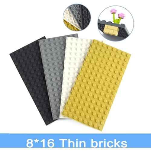6pcs DIY Building Blocks Thin Figures Bricks 8x16 Dots Educational Creative Size Compatible With 92438 Toys for Children