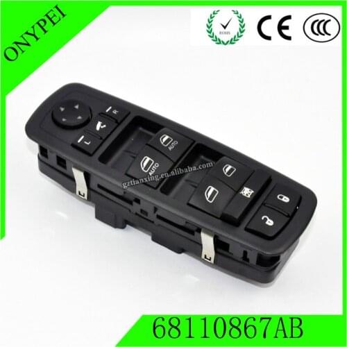 68110867AB 68110867AA Window Master Switch For Dodge Grand Caravan Ram 2500 3500 Chrysler 3+9 Pins