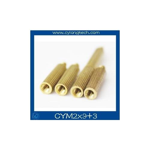 Free shipping M2*9+3mm cctv camera isolation column 100pcs/lot Monitoring Copper Cylinder Round Screw