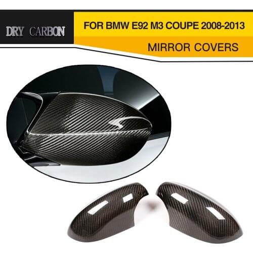 DRY Carbon Auto Rear Mirror Cover for BMW E92 M3 Coupe 3 Series 2008-2013
