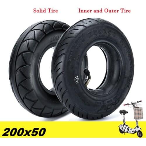 CST High Quality 8 Inch Electric Scooter Tire 200x50 Mini Inner and Outer Tire Non Inflation Explosion Proof Solid Tire