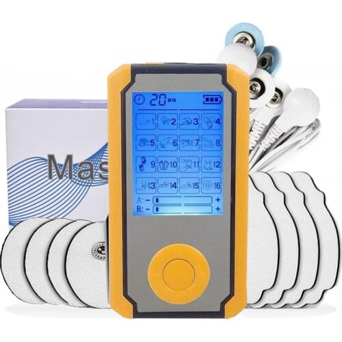 EMS Tens Acupuncture Body Massage Electric Digital Therapy Pulse Muscle Stimulator Slimming Relaxation Pain Relief Machine