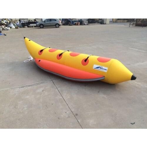 3-people Korea PVC inflatable foldable banana boat