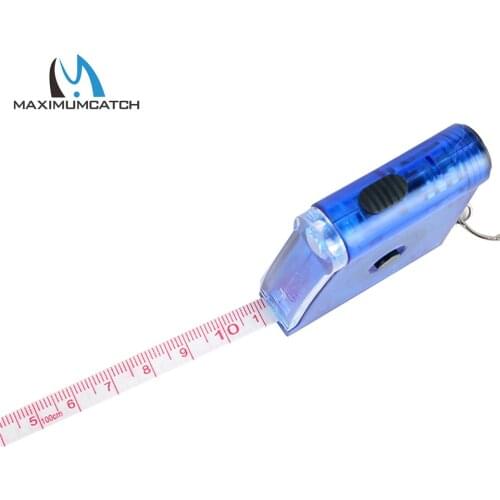 Maximumcatch 100cm Tape Measure With LED Light Fishing Ruler Fishing Accessory