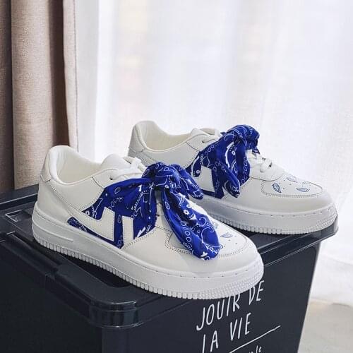 2022 Casual Breathable Silk Scarf PU Shoes For Men Sneakers Zapatos De Hombre Sport Boys Flat Tenis Masculino Vulcanized 39-44