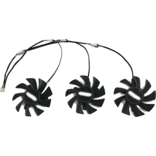 3PCS/Set 8015 PLD09215S12H Alternative GPU Cooler Graphics Card Fans For GIGABYTE 6900 XT RX 6800 GAMING Video VGA Replace