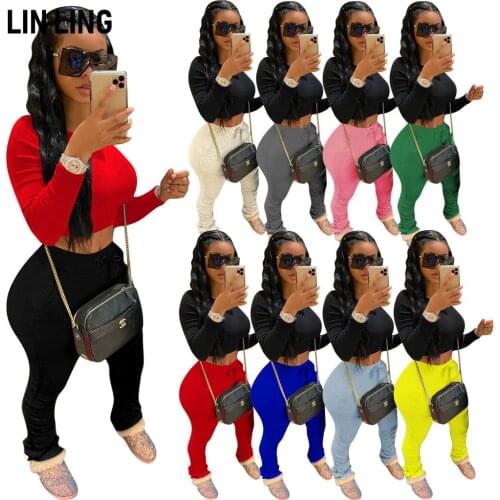 Simple Solid Color Pocket Bodycon Elastic High Waist Leggings Overall Solid Color Cotton Pleated Leisure Sports Pants