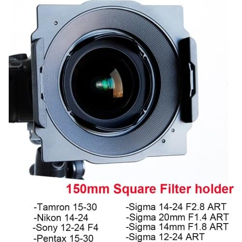 Wyatt Metal 150mm Square Filter Holder Bracket for Tamron 15-30,Nikon 14-24,Sigma 14-24/12-24/20mm/14mm,Sony 12-24,Pentax 15-30