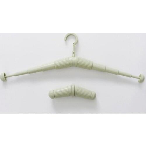 New Folding Clother Hanger Rask Space Saving Hanger Plastic Cloth Hanger Organizer Outdoor Portable Travel Clother Hanger Home