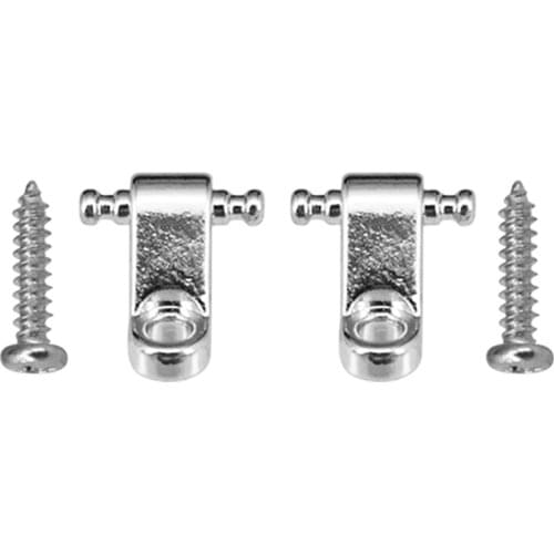 Ohello 2 Pcs Guitar Roller String Trees String Retainer Mounting Guitar Tree Guide with Screws Fit Fender USA Strat Tele Guitars