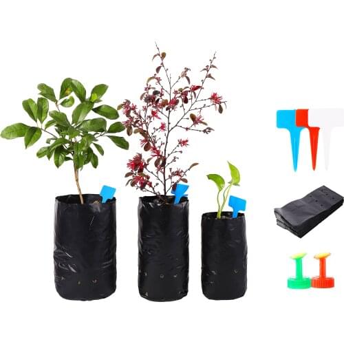 PE Plastic Nursery Bags Garden Labels Watering Little Nozzle Garden plant growth kit Garden irrigation For vegetables and flower