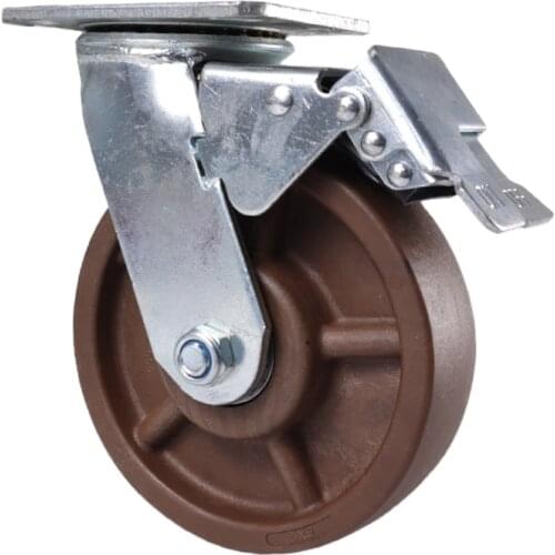 Factory Supply High Quality Industrial Fiberglass Bakelite Wheel Caster 6 INCH direct sale high temperature