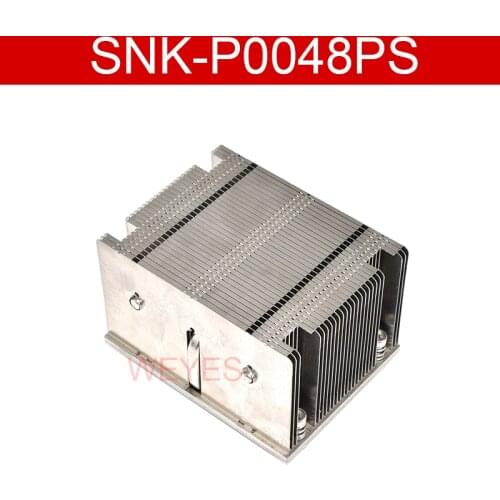 Well Tested SNK-P0048PS X9 X10 LGA2011 2U Passive rectangle Heatsink For Sockets LGA 2011