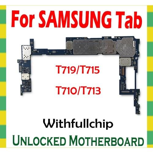 Unlocked Motherboard For Samsung Galaxy Tab S2 T719 T715 T710 T713 WLAN 4G Tablet logic board mainboard Android OS mother boards