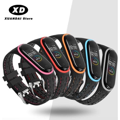 For Xiaomi Mi Band 4 5 Strap Silicone Wristband Bracelet mi Band 4 3 Mi band4 Miband4 Wrist Straps Xiomi Mi Band 4 Accessories