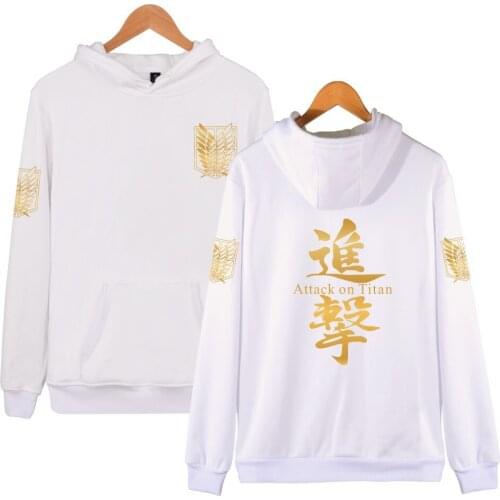 New Hoodie Attack on Titan Giant Shingeki No Kyojin Scouting Legion Costume Hoodie Women Men Hoodie Plus Cashmere Warm Hoodie