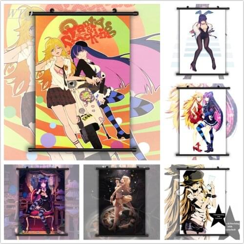 Panty and Stocking with Garterbelt Anime Posters Canvas Painting Wall Decor Wall Art Picture for Living Room Decor Home Decor