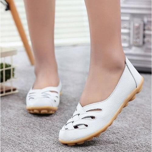 Women Flat Slip On Shoes Woman Sweet Loafers Woman Flat Shoes Casual Female Ballerines Flats Shoes Nurse Doctor Chaussures Femme