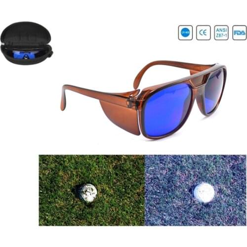 3111 Brown Golf Caddies Protective Glasses Ball Finding God Worship Items Goggles Outdoor Sports Products