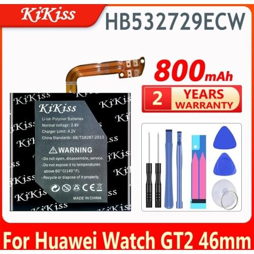 KiKiss 800mAh HB532729ECW Battery for Huawei Watch GT2 GT 2 46mm