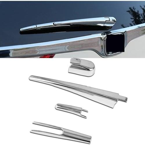 Car ABS Rear Back Window Rain Wiper Cover Decorative Trim Sticker Cover Set For Honda CRV CR-V 2017 2018