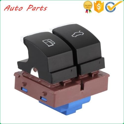 Car Chrome Fuel Gas Tank Door & Trunk Release Button Switch for Jetta Golf Passat Scirocco Polo Touran EOS Tiguan CC Beetle