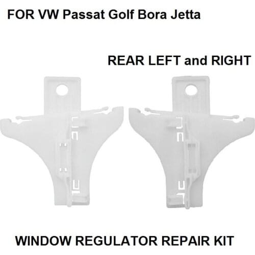 CAR STYLING x2 Pieces For VW Passat Golf Bora Jetta WINDOW REGULATOR REPAIR KIT CLIP REAR LEFT-RIGHT NEW