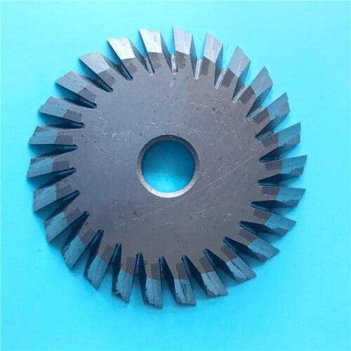 Free shipping welded carbide cutter 0011CI.C.C. inserted carbide key cutter 70-7.3-12.7 for WENXING horizontal key machines