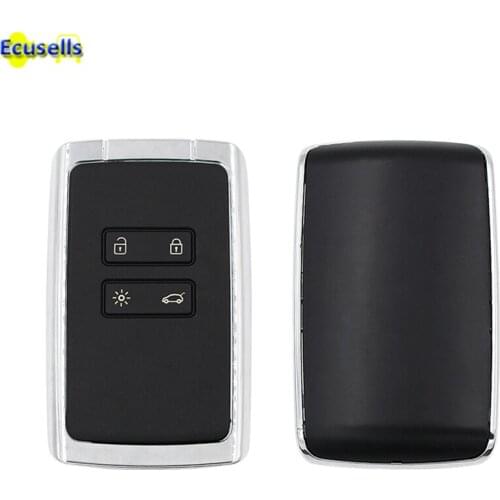 4 Button smart remote key case fob shell for RENAULT Koleos Kadjar Tailsman Megane4 Espace5 2016 2017 2018 2019