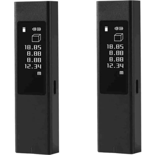Youpin DUKA OLED Touch Screen Laser Rangefinder Distance Meter 40M Electronic Digital Ruler Laser Tape Measure Range Finder