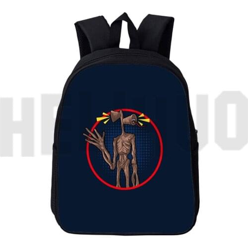 Children Backpack Teenage Cartoons 3D Printed Siren Head School Bags Kids Rucksack Unisex Mochila Boys Fashion Waterproof Bags