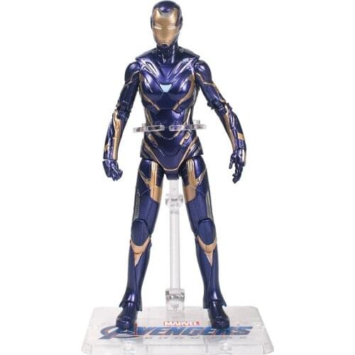 Disney The Avengers Iron Man Tony Stark Virginia "pepper" Potts Action Figures Model Toy Joints Can Movable Collectible Gift