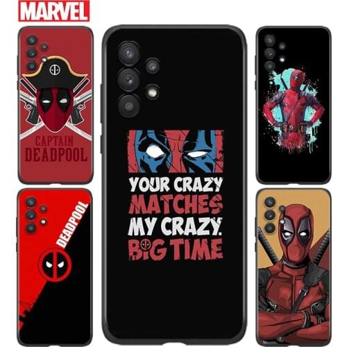 Deadpool Marvel Cool For Samsung A91 A72 A71 A52 A51 A42 A41 A32 A31 A22 A21S A12 A11 A03 A02S A01 4G 5G Phone Case